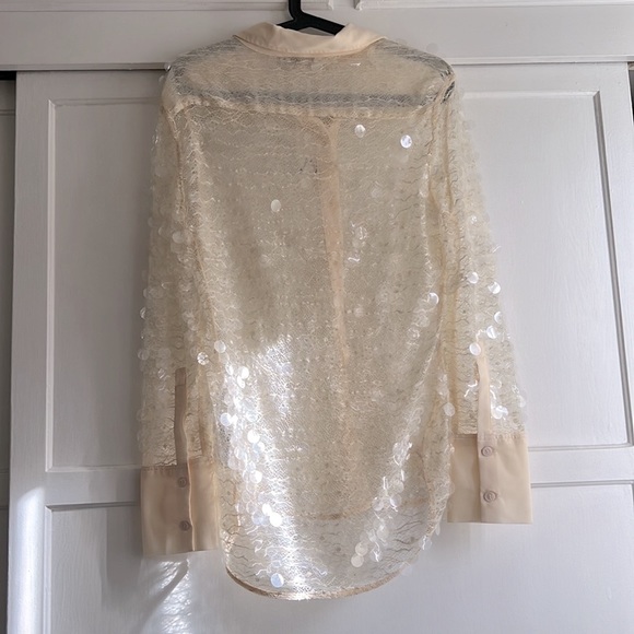 Zara Sequin Blouse - Picture 3 of 4